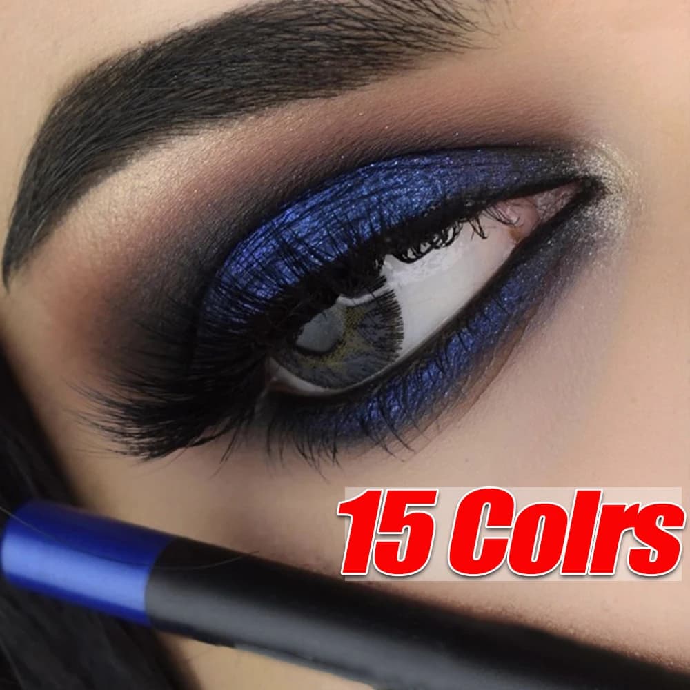 Eyeliner Pencil Blue Perlescent Glitter Waterproof Naked Umbrella Matt Pigment For Makeup Pen For Shade Silk Kiss