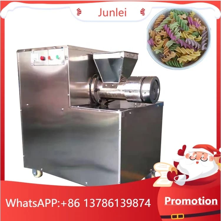 150KG/H High Efficiency Automatic Macaroni Spaghetti Maker Machine Pasta Extruder Making Machine For Sale