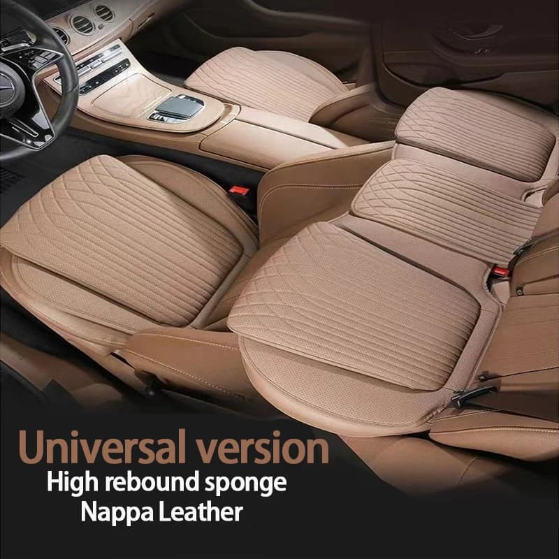 Universal Car Seat Bearing Breathable Car Seat Cover PU Leather Car Seat Protective Mat for Anti-slip Chair High Rebound Sponge Cover