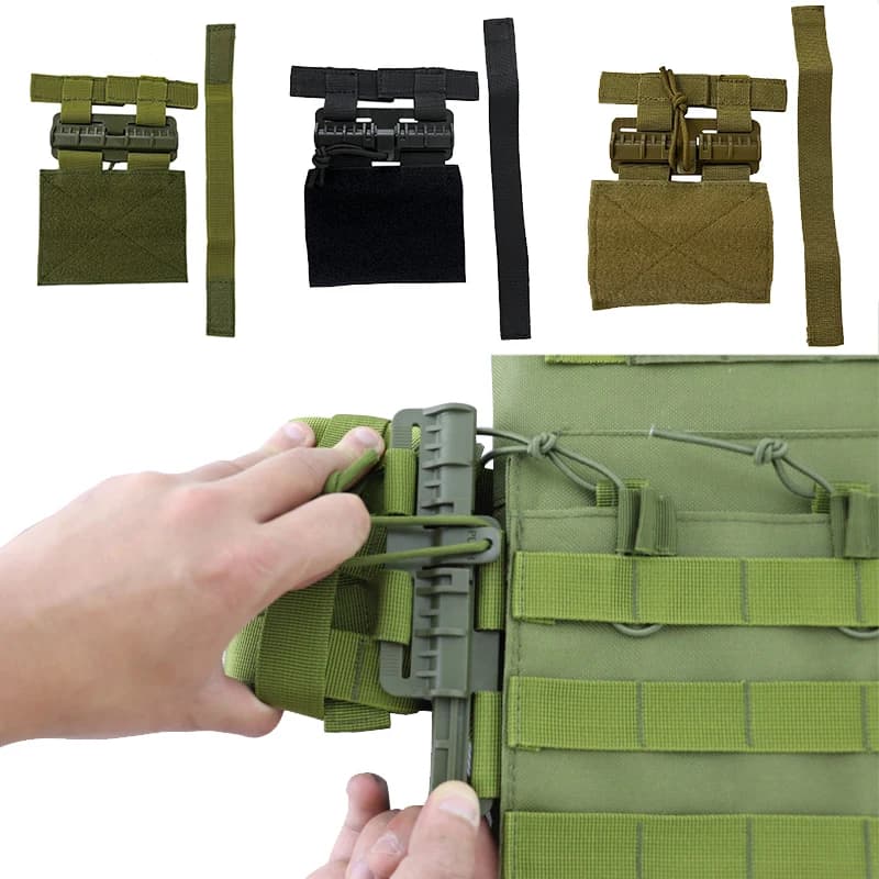 Tactical Vest Accessory Quick Disassembly Combat Equipment Buckle Kit Durable Quick Release System for Vest