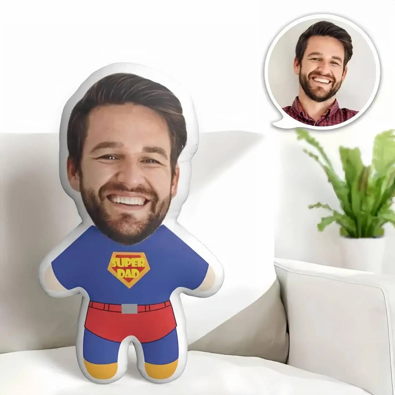 Nuovissimo cuscino in peluche con foto personalizzata con viso stampato in 3D personalizzato, morbido polipropilene, cuscino per la decorazione della casa di coppia