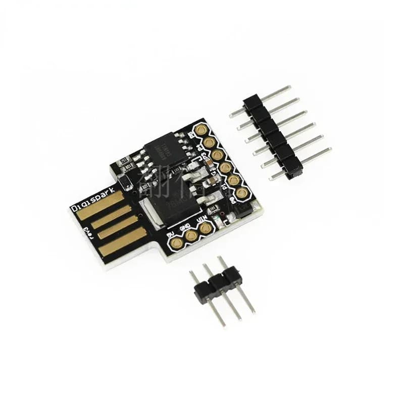 Micro development card for Arduino IIC I2C USB, module ATTINY85, Kickstarter TINY85 Digispark, Blue Black