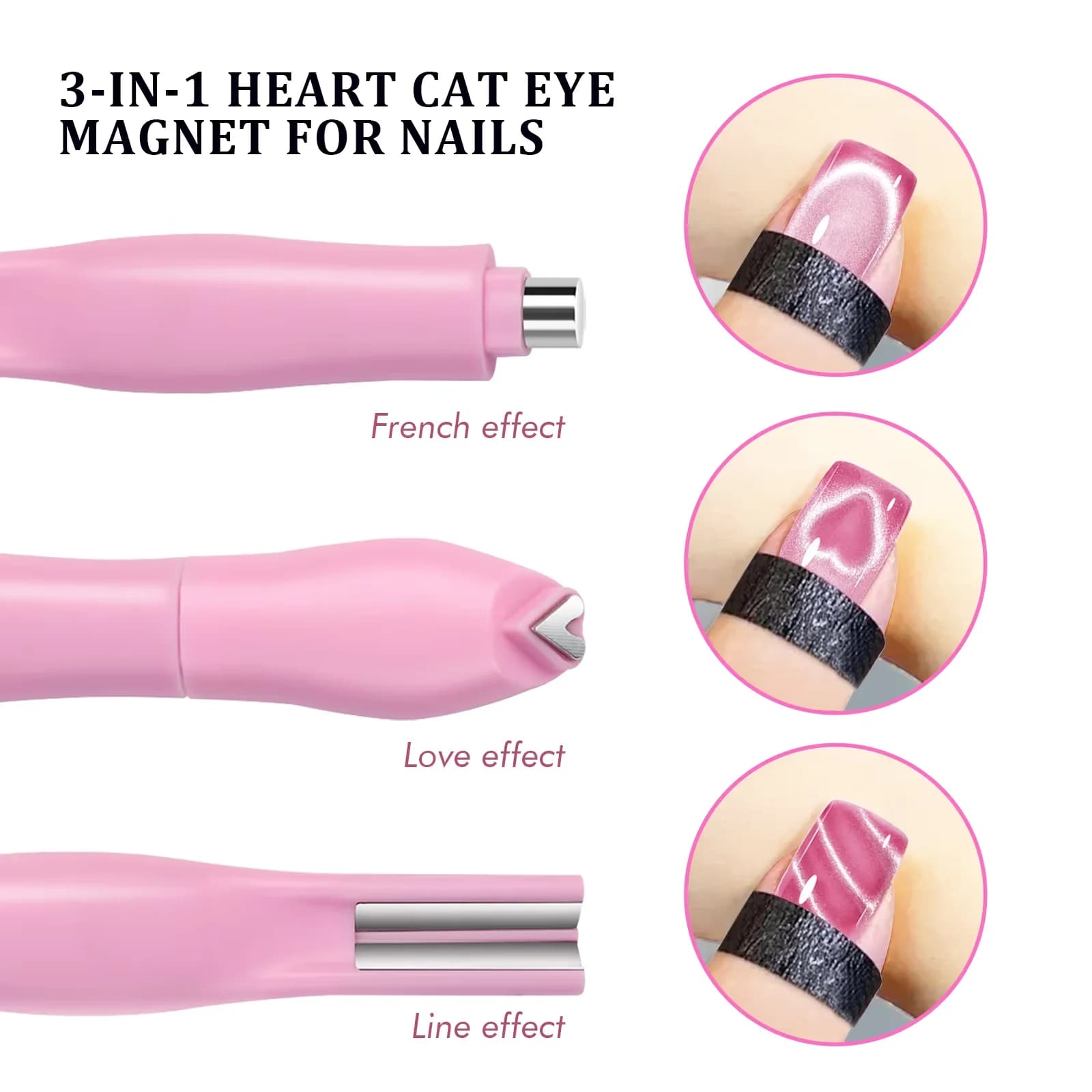27 pcs Cat Eye Cubo Magnet for Nails Strong Stick Magnetic Square 9D/5D Cat Eye Gel Polish Line Strip Design Tool FAI FOR YOU
