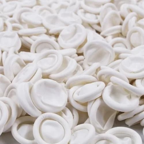 Culle per dita in lattice usa e getta Guanti protettivi antistatici per le dita Guanti antiscivolo Copri dita Strumenti per nail art Cappucci per pollice