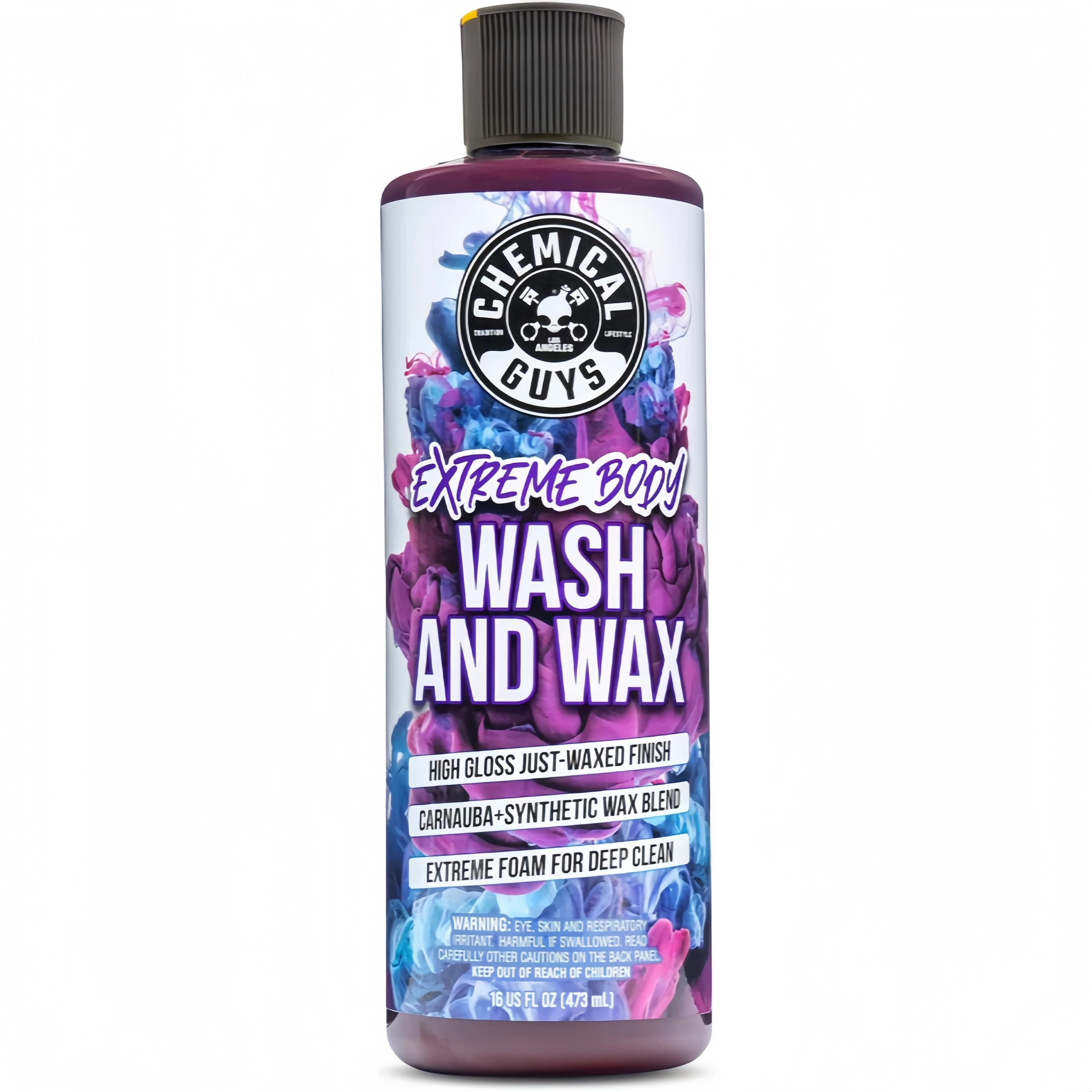 Chemical Guys Extreme Bodywash & Wax - Sapone Schiumogeno per Lavaggio Auto - Per Cannoni Schiumogeni, Pistole Schiumogeni o Lavaggi a Secchio per Auto, Camion, Camper