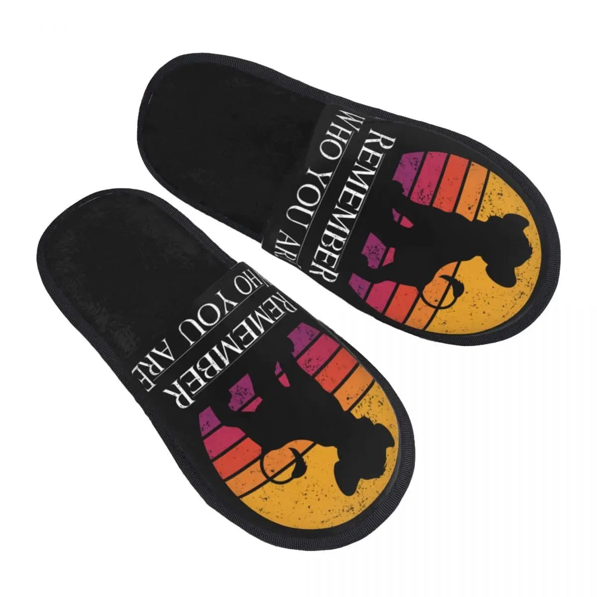 Slippers Comfortable with Shape Memory 'Remember Who You' for Women, Lion Kings, Spa Shoes