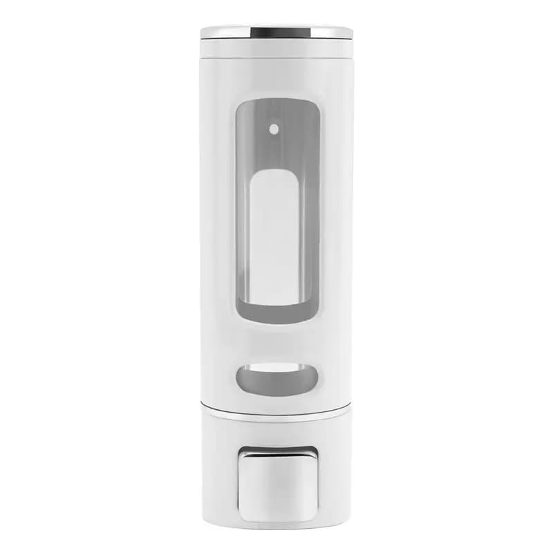BAAU Dispenser di sapone da 400 ml per montaggio a parete, contenitore manuale per lozione per dispenser di gel doccia per shampoo a mano per bagno e cucina