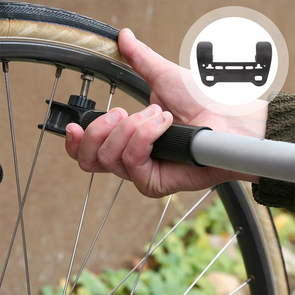 Supporto per pompa per bicicletta, 2 pezzi, clip in plastica, compatto e leggero, morsetto di supporto per gonfiatore per bici, per mountain bike, ciclismo all'aperto