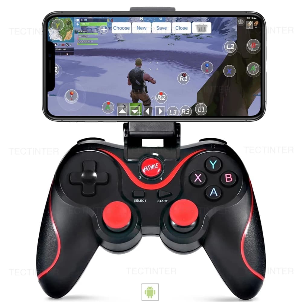 Gamepad compatibile Bluetooth per PS4/PS3/Android Terios T3 Controller di gioco wireless per Nintendo Switch/IOS/PC Joystick Controle