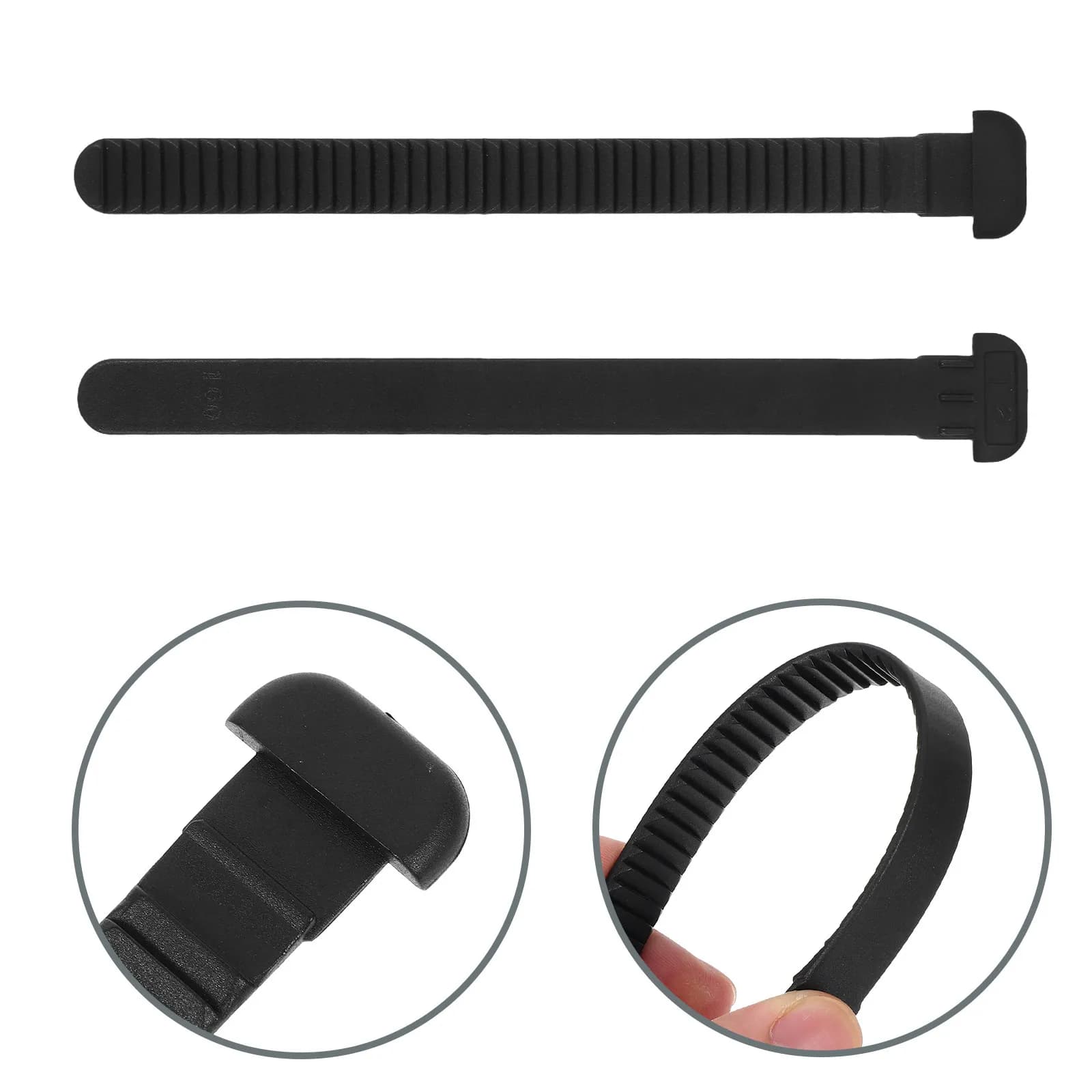 6Pcs Adjustable Roller Skate Buckle Strap Replacement Snowboard Binding Ladder Strap 5.3 X 0.9 Inch for Inline Skate