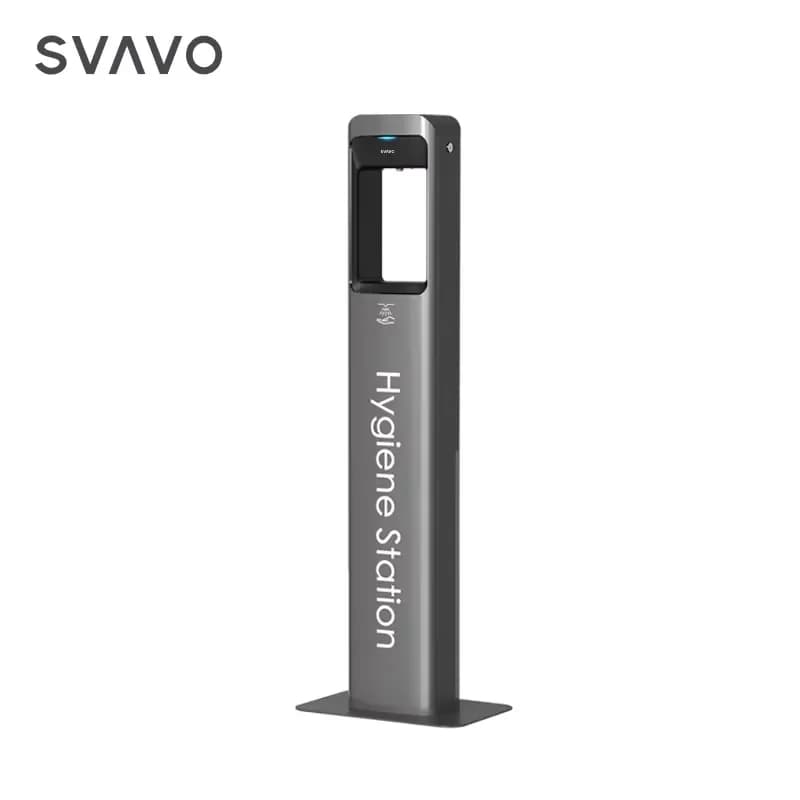 SVAVO Floor Stand 5L Hand Hygiene Sanitizer Touchless Automatic Sensor Spraying Liquid Gel Soap Dispenser