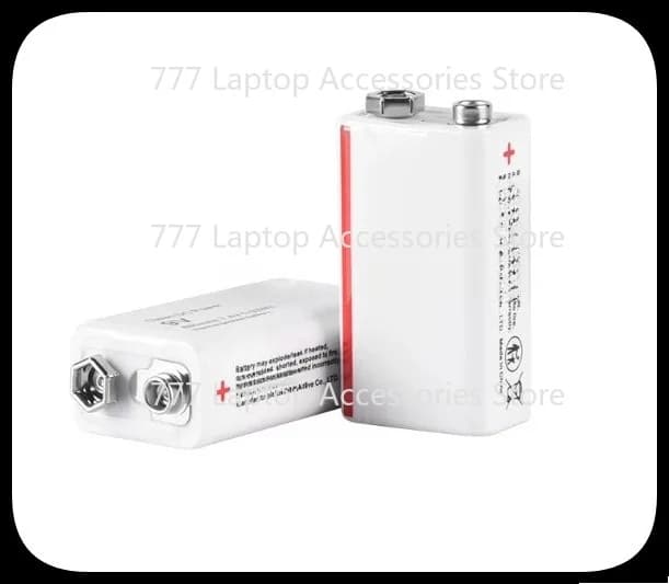 For Soshine 9V 6F22 680mAh Li-Po Rechargeable Battery for Multimeter Smoke Detector