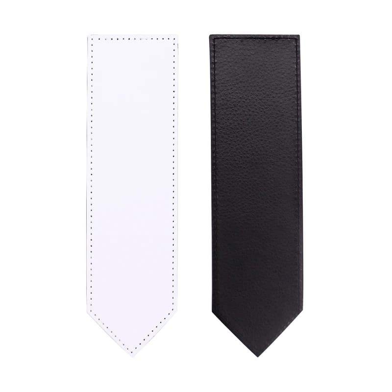 10pcs Page Marker sublimazione fai da te bianco vuoto PU segnalibri lunghi