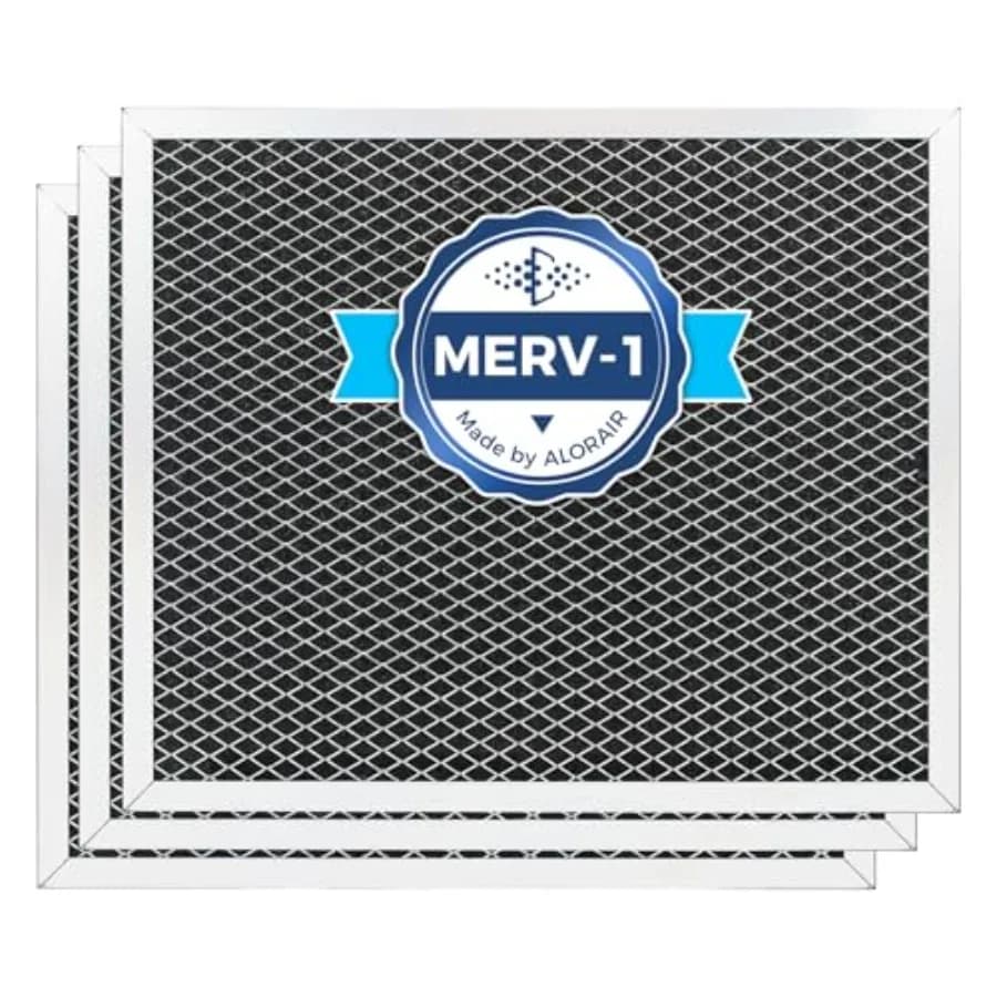 Filtri per deumidificatore commerciale Storm 80X, media sintetica plissettata bianca con classificazione MERV-1, confezione da 3, elevato flusso d'aria e bassa resistenza