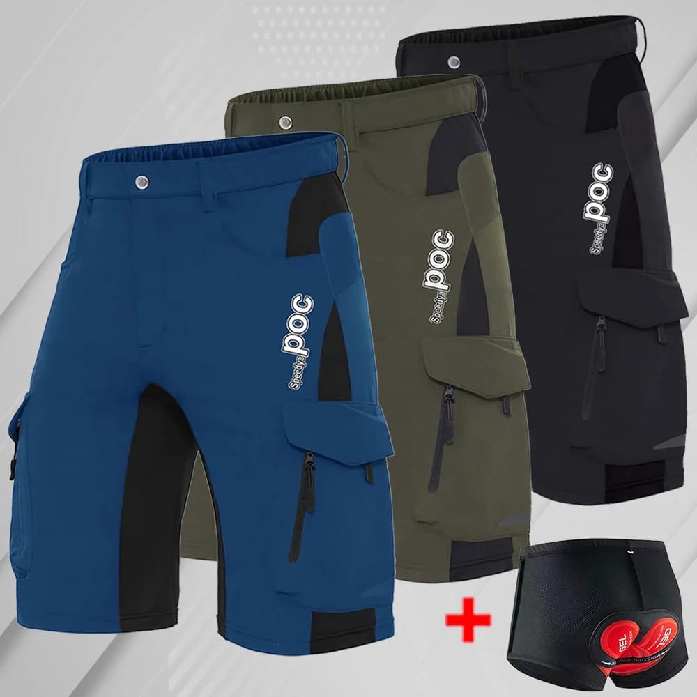SPEEDYAPOC Men's Cycling Shorts Estate Mountain Bike Downhill Shorts Road Bike Shorts Bike Shorts