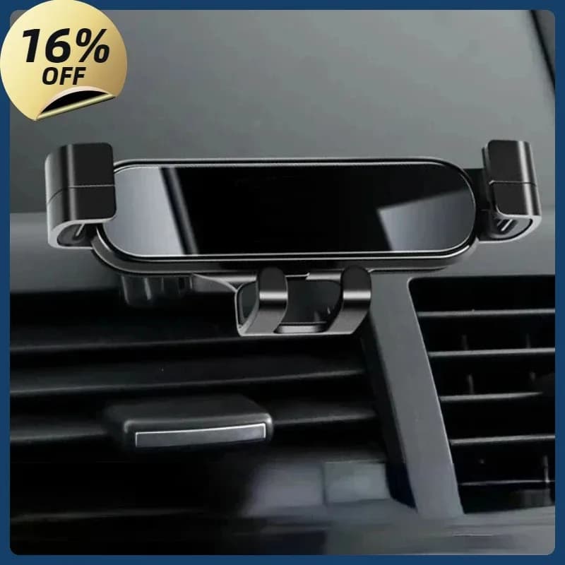 For Land Rover Discover Sports 2015-25 ABS Black Car Air Vent Mobile Phone Holder GPS Navigation Holder Interior Car Accessories