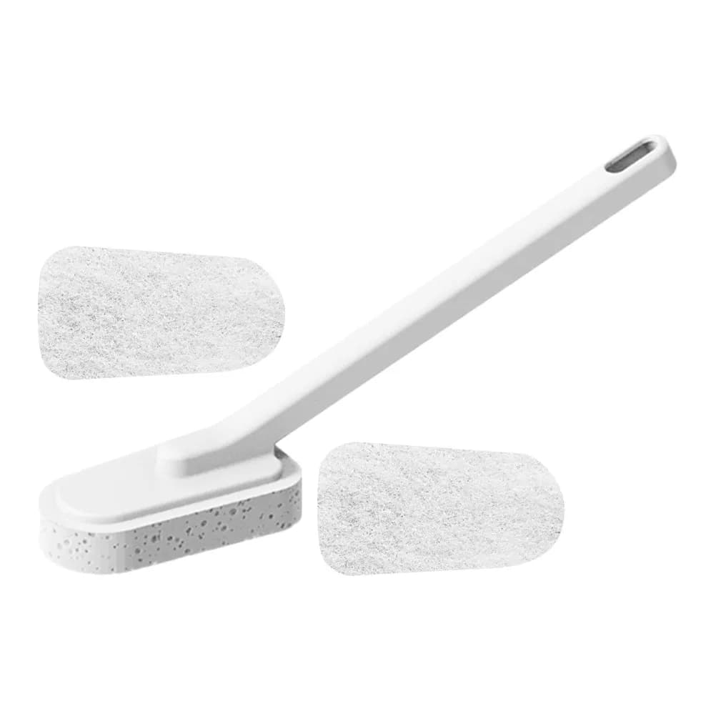 1Set Premium Bathroom Cleaning Brush with Balanced Handle Bathtub Cleaner Floor Brush for Hardwood Tiles Glass Toilets Shower
