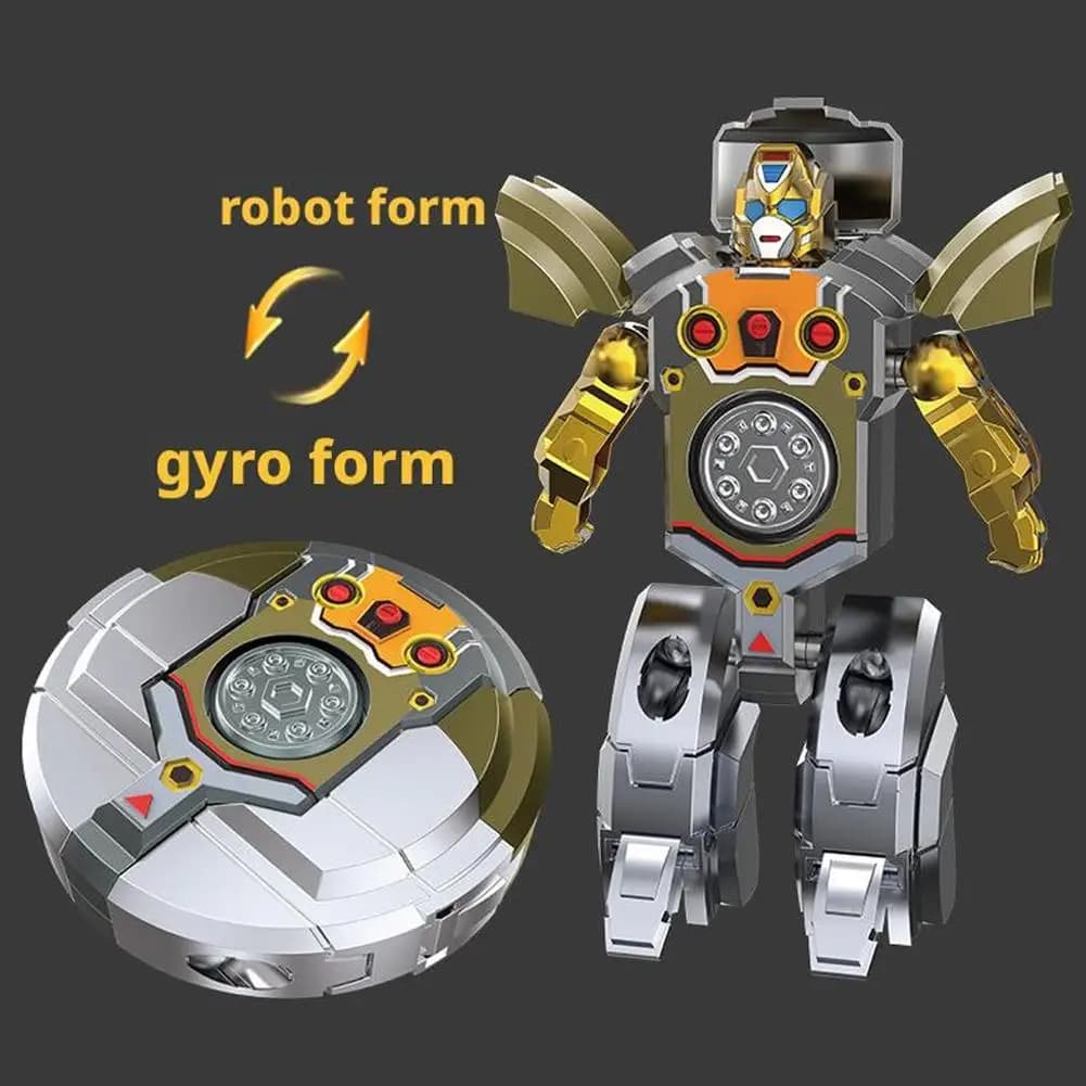 Giocattolo Spinner Trasformabile Creativo - Fidget Spinner Robot Antistress, Gadget da Scrivania e Regalo Sensoriale per Bambini e Adulti