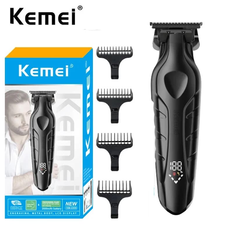 Kemei 2269 Cordless Hair Trimmer Men Haircut Kit electric haircut calva haircut professional for barber