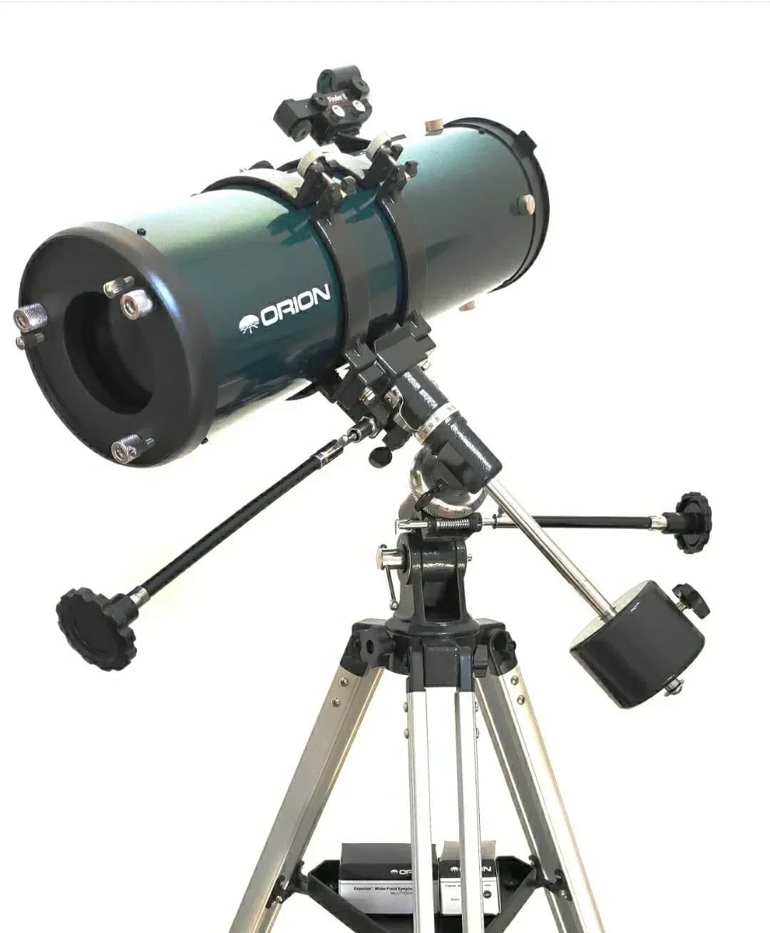 Astronomical Telescope Equatorial Parabolic Reflector Orion StarBlast II 4.5 EQ 114MM with Height Adjustable Tripod