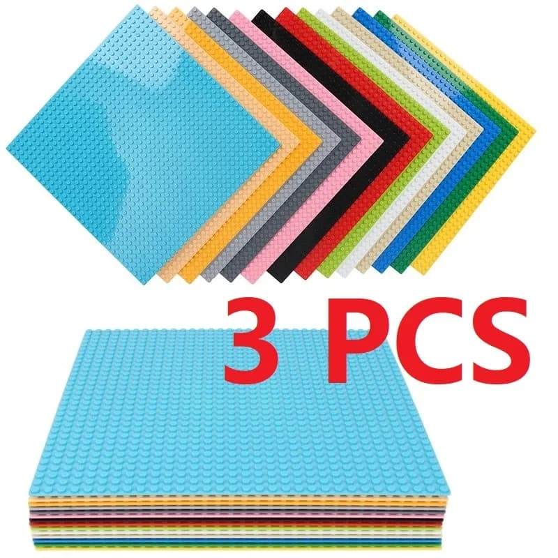 3PCS Piatto di Base Classico 32*32 16X32 16X16 Punti Building Blocks Mattoni Piastre di Base FAI DA TE Bordo di Plastica Blocchi di Costruzione giocattoli