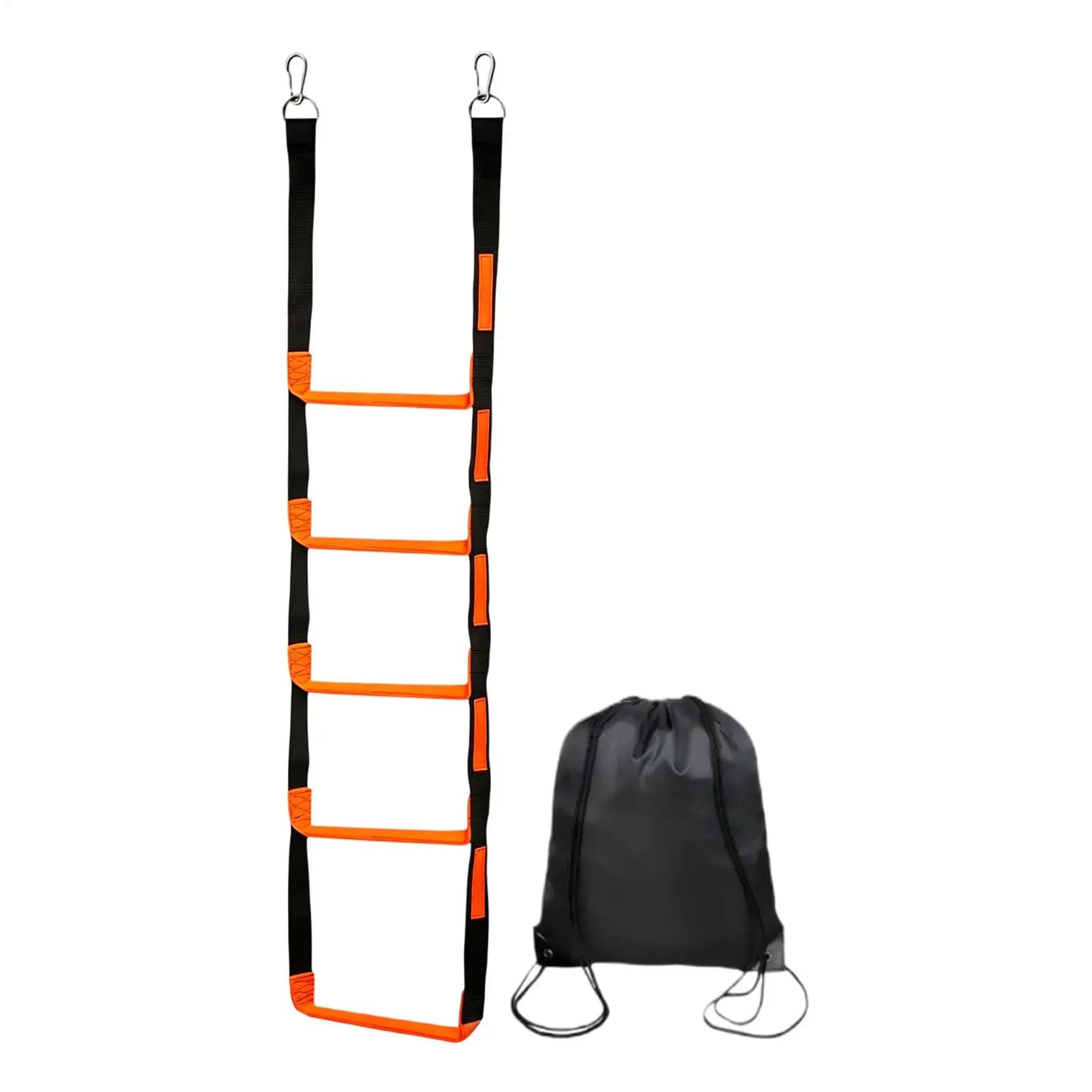 Rope Ladder For Boat Portable 5 Step Docking Rope Stair Folding Boat Ladder For Marine Yacht Kayak Pontoon Canoeing Fishing