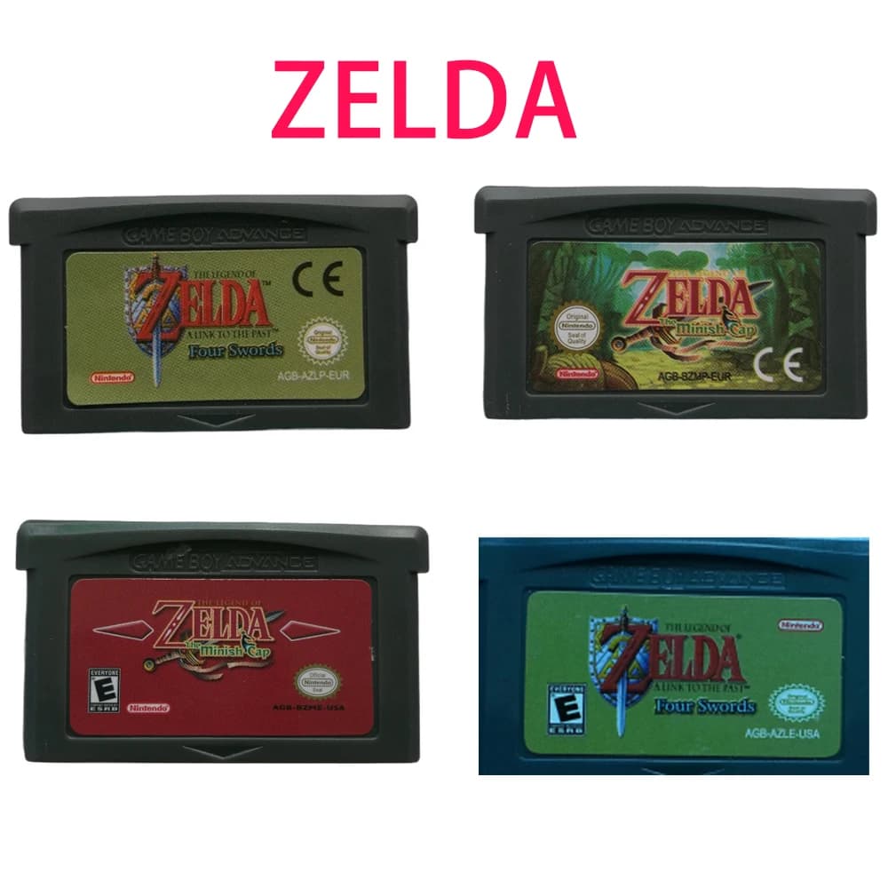 OFFERTA SPECIALE Cartuccia di Gioco GBA 32 Bit per Console Video Game - Link To The Past, Awakening DX, Minish Cap
