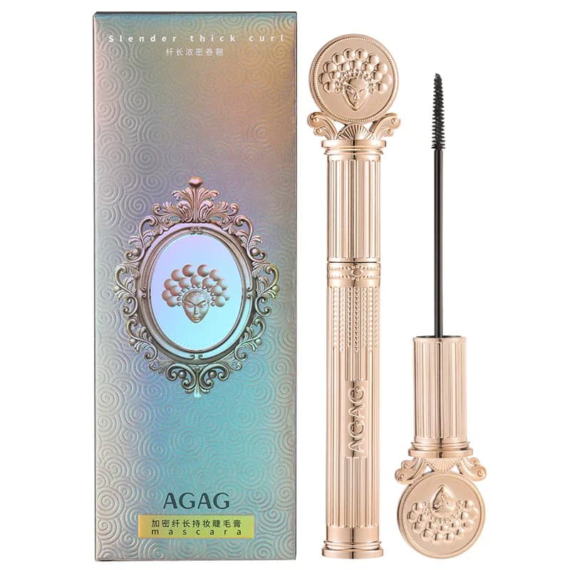 Mascara impermeabile AGAG, volumizzante, a lunga durata, allungante, effetto naturale, asciugatura rapida, cosmetico per il trucco femminile