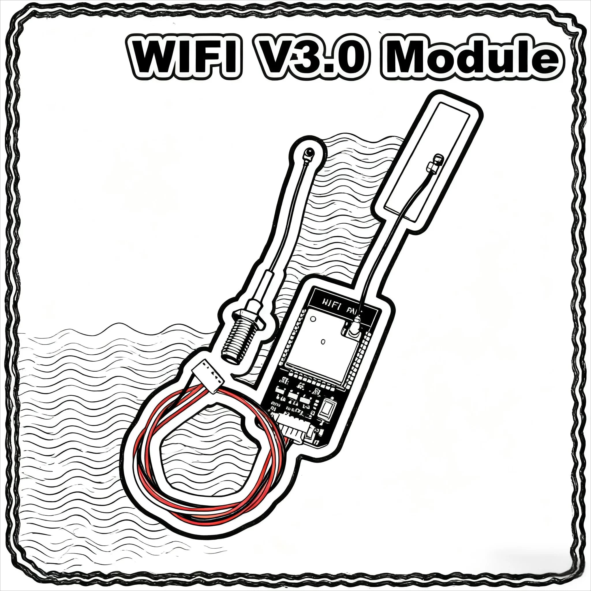 Modulo telemetria radio wireless Wifi V1.0 V2.0 V3.0 con antenna per MAVLink2 per controller di volo APM Pixhawk FPV Smartphone