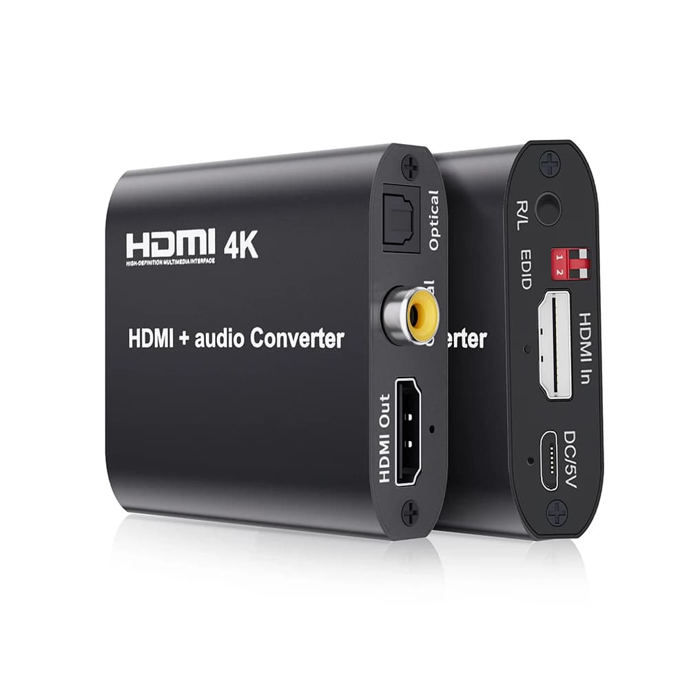 Audio extractor HDMI 4K Splitter HDMI to toslink + coaxial + stereo audio converter for PS4 Xbox DVD HDTV 4K 30Hz
