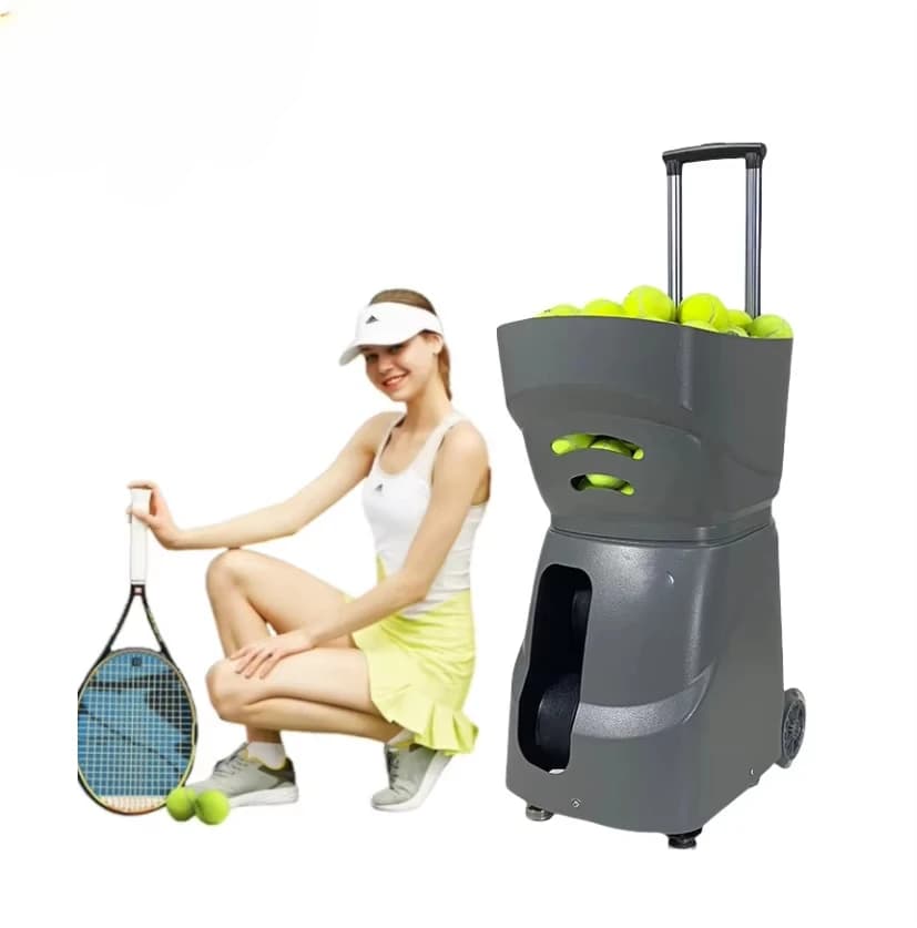 Portable High-Capacity Intelligent Tennis Balls Practice Machine Mobile App Control Tennis Balls Training er Machine