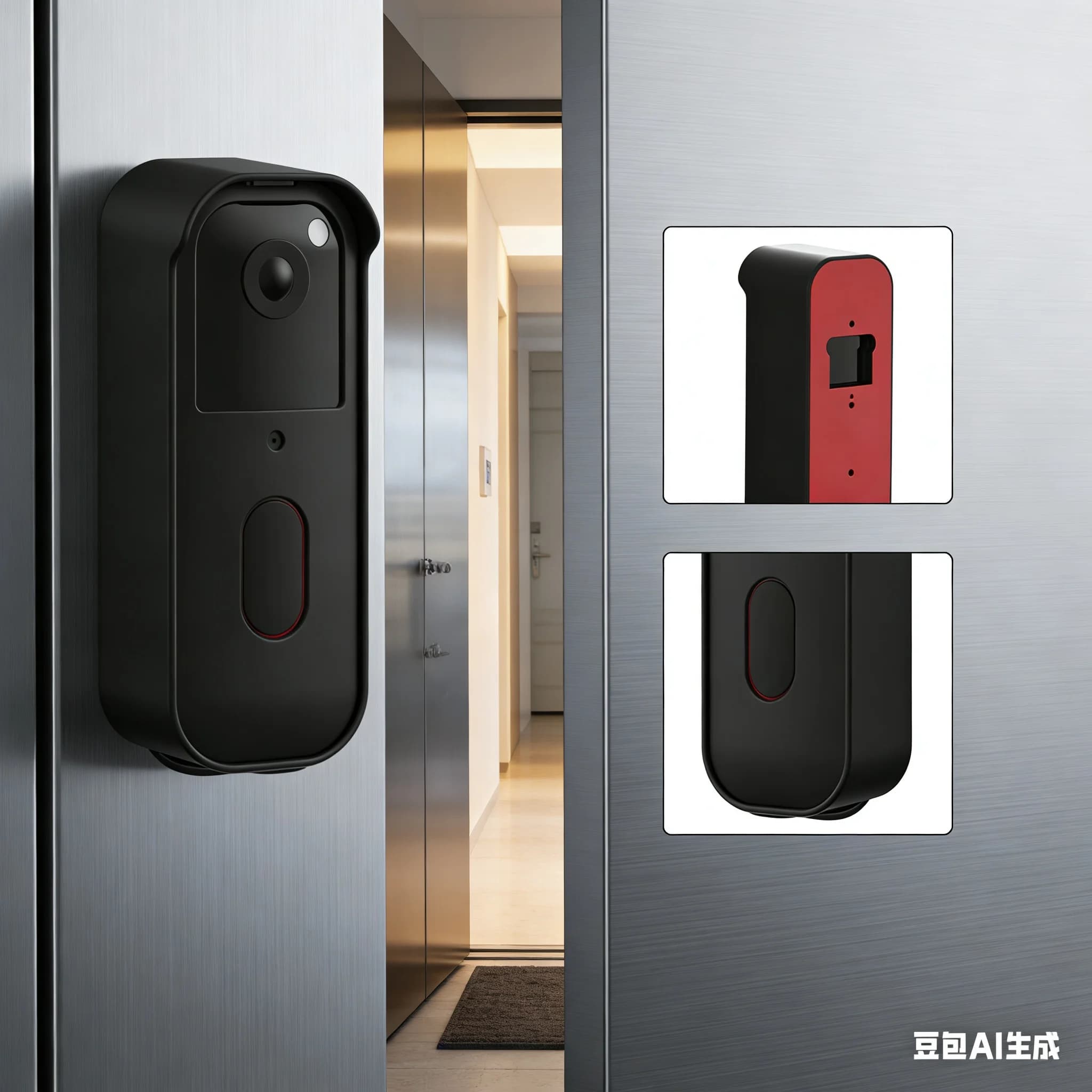Staffa per campanello per videocitofono Blink Custodia protettiva impermeabile di seconda generazione per videocitofono di sicurezza Accessorio di sicurezza domestica
