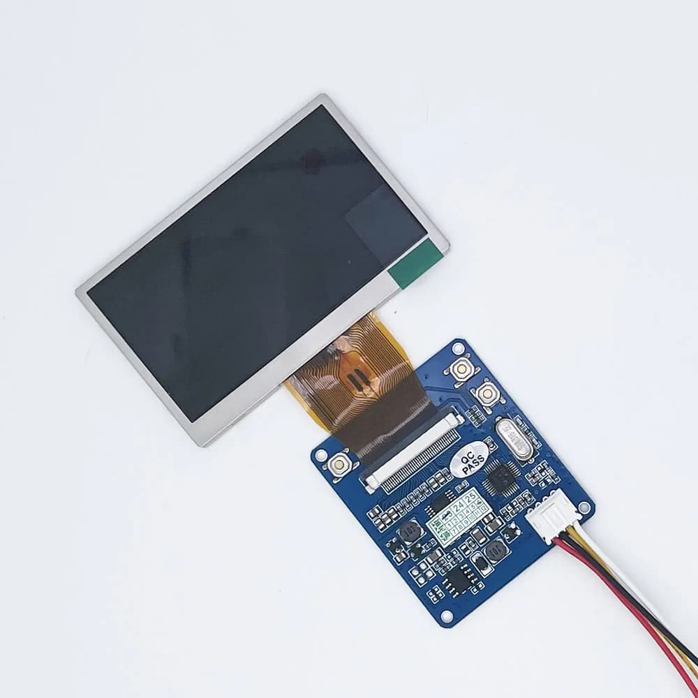 Kit modulo LCD TFT da 3 pollici 320*240 1 via NTSC/PAL schermo orizzontale display Mirror Flip per fotocamera debug, display campanello