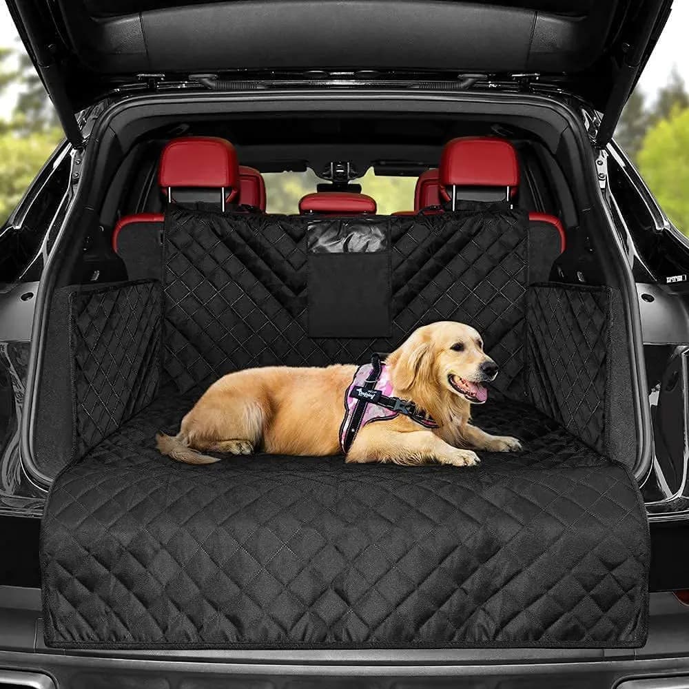 Nuovo Coprisedile per Auto per Cani in Tela Cerata Impermeabile Anti-sporco, Tappetino Protettivo per Bagagliaio Auto, Amaca per Trasporto Animali Domestici, Adatto alla Maggior Parte delle Auto