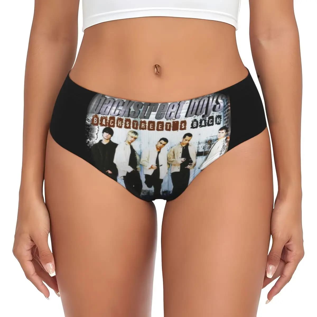 Slip da donna personalizzati Backstreet Boys Pop Music, intimo femminile confortevole, slip, mutandine, underpants