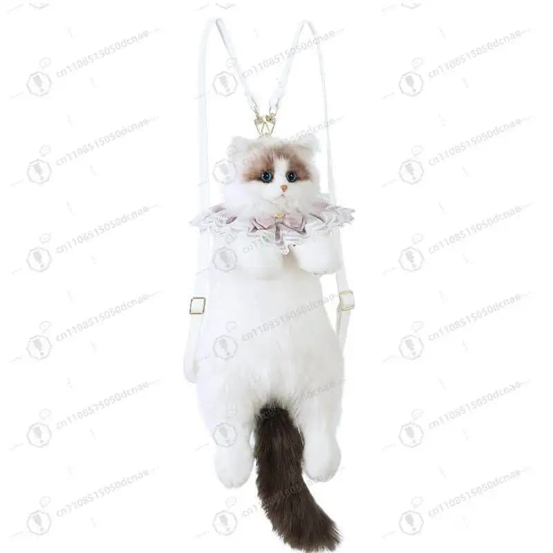 Bambola gatto simulato, gatto bionico, gatto Ragdoll, gattino, simpatico, per zaino, regalo di compleanno, prodotto da azienda