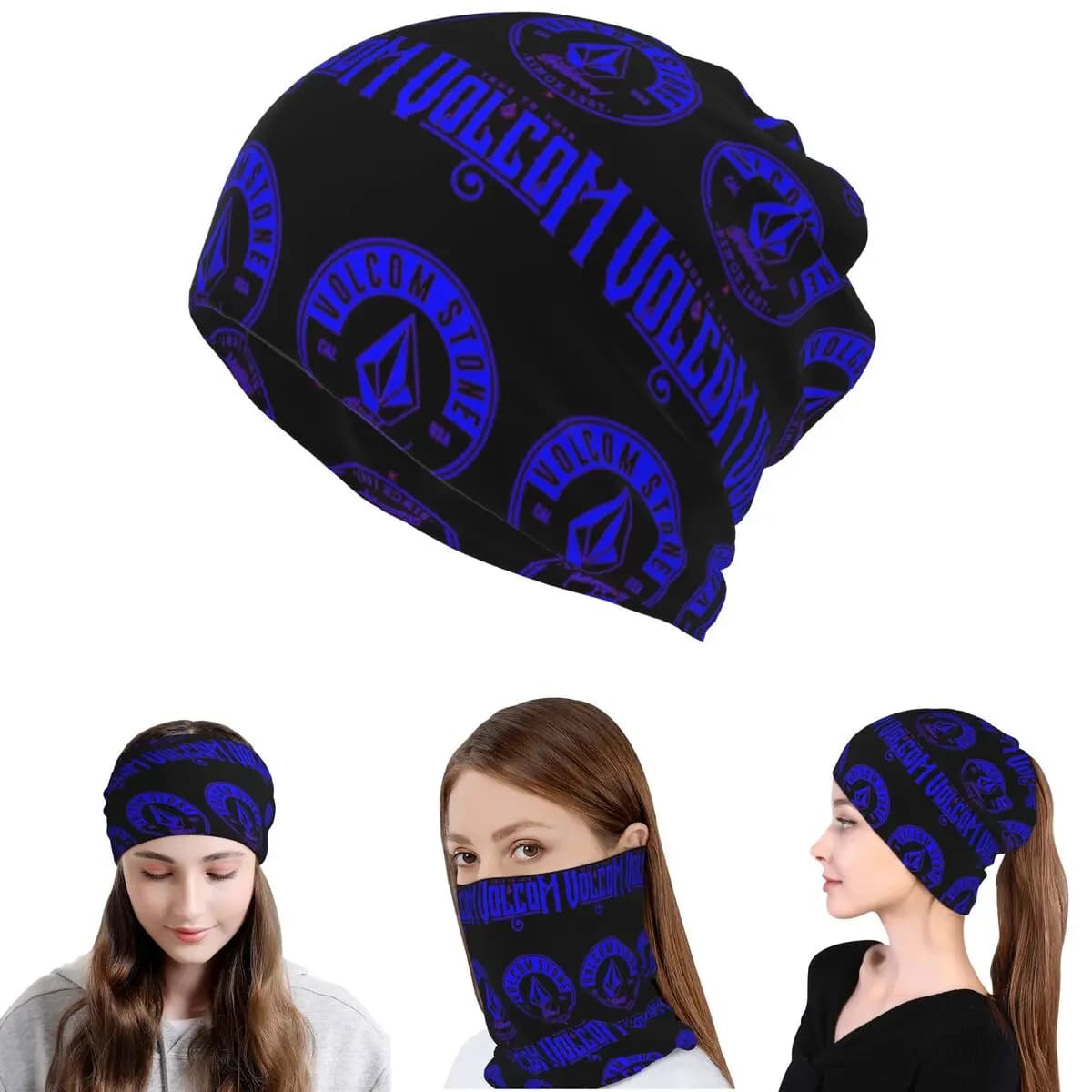 Bandana con logo Volcom, sciarpa multifunzione per ciclismo, sciarpa magica, berretto per uomo e donna, traspirante