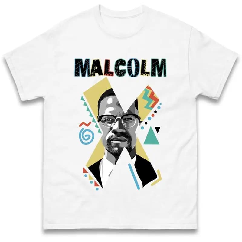 Malcolm X Motivational Quote T-shirt
