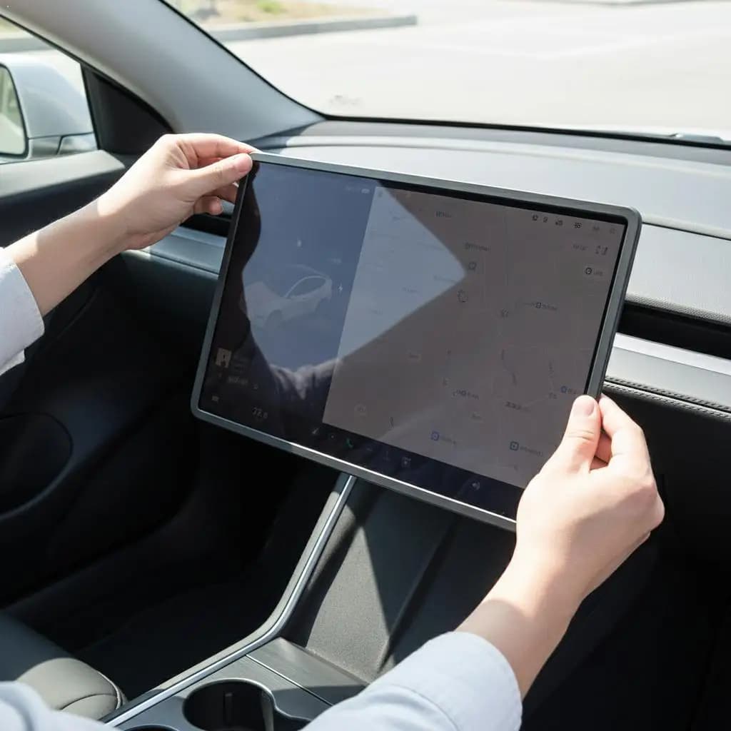 Per Tesla Model 3 Y YL 2026 2025: Vassoio Organizer in Silicone per Vano Portaoggetti Posteriore Schermo di Controllo Centrale, Accessori Interni Nascosti