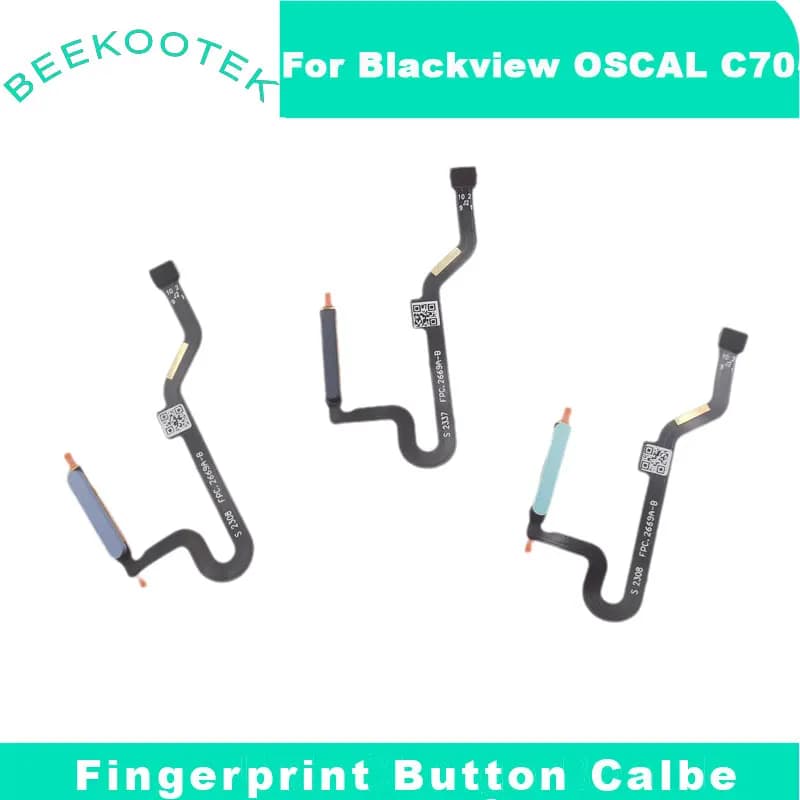 New Original Blackview Oscal C70 fingerprint button Flex FPC sensor cable accessories for Blackview Oscal C70 Smart Phone