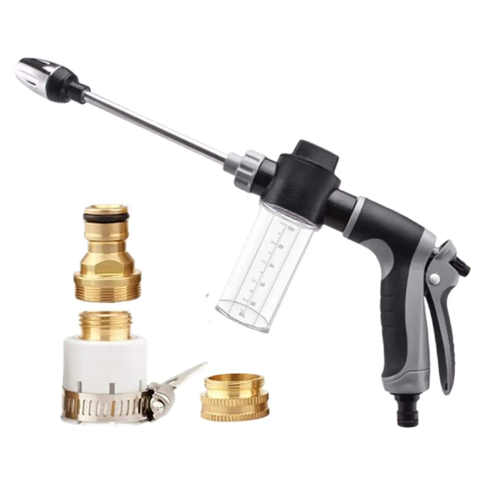Idropulitrice ad Alta Pressione Turbowasher Waters Blitz con Pistola a Pressione e Tubo Rotante a 360° per Giardino e Lavaggio Auto