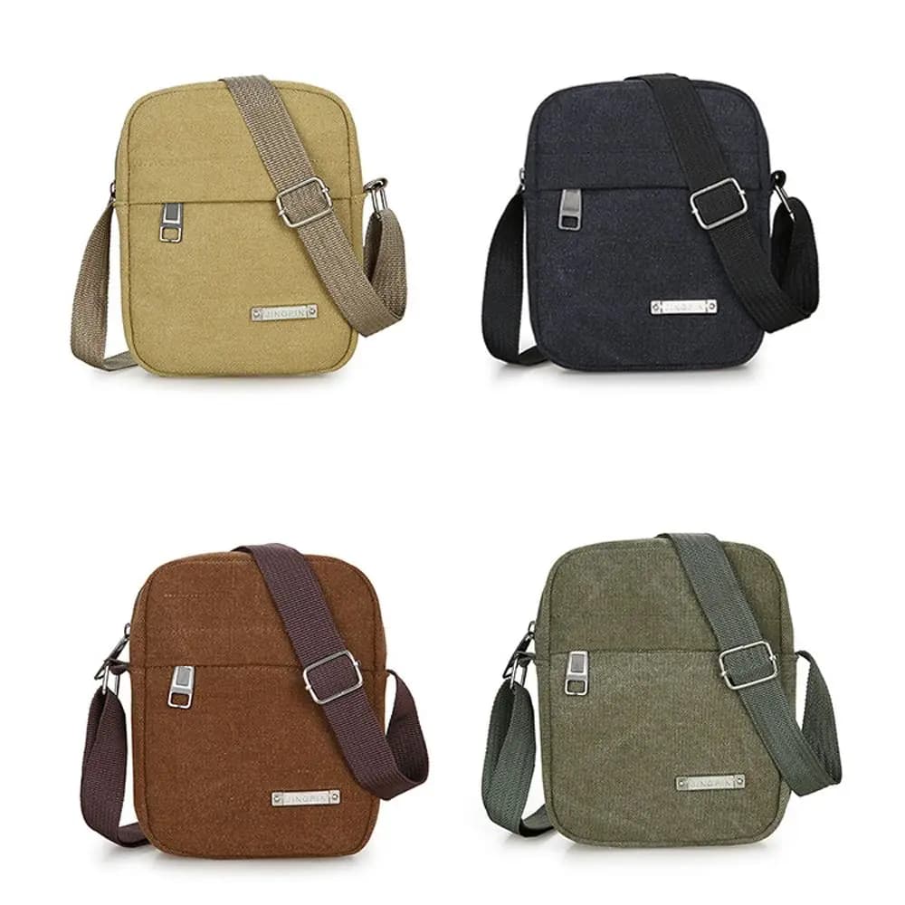 Shopping Comoda piccola borsa per telefono Borsa da uomo monospalla Borsa in tela Borsa a tracolla Zaino