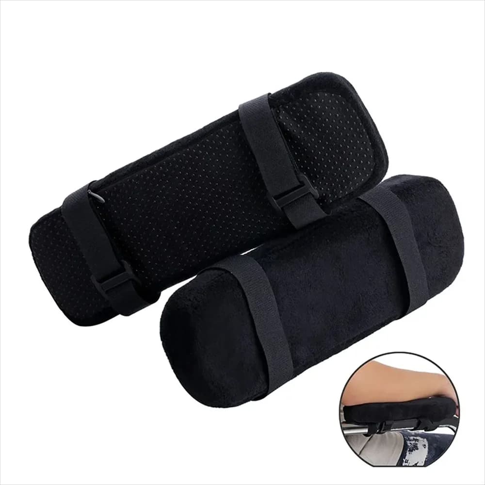 1 Pezzo di Ricambio per Sedia da Ufficio, Cuscino per Braccioli in Memory Foam, Imbottitura per Braccioli per Sedia da Ufficio Domestica, Comodo Cuscino per Gomito