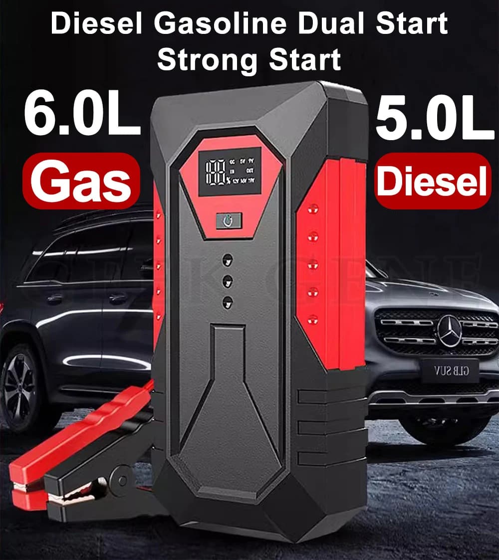 Avviatore di emergenza per auto portatile 18000mAh Power Bank caricabatteria per auto 12V dispositivo di avviamento benzina Diesel Car Emergency Booster