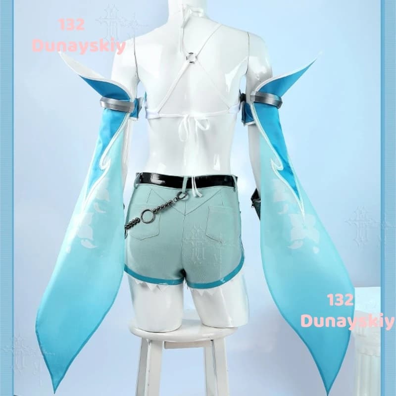 Overwatch Anran Female Swimsuit Shorts Full Cosplay Set For Anime Convention Role Play