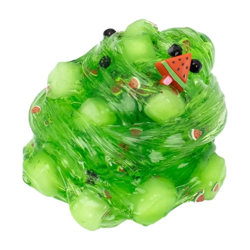 Kit Slime Morbido 300ml/70ml, Slime Frutta Croccante Non Appiccicoso, Slime Cristallino Antistress, Cubo di Slime Glitterato, Regali per Feste