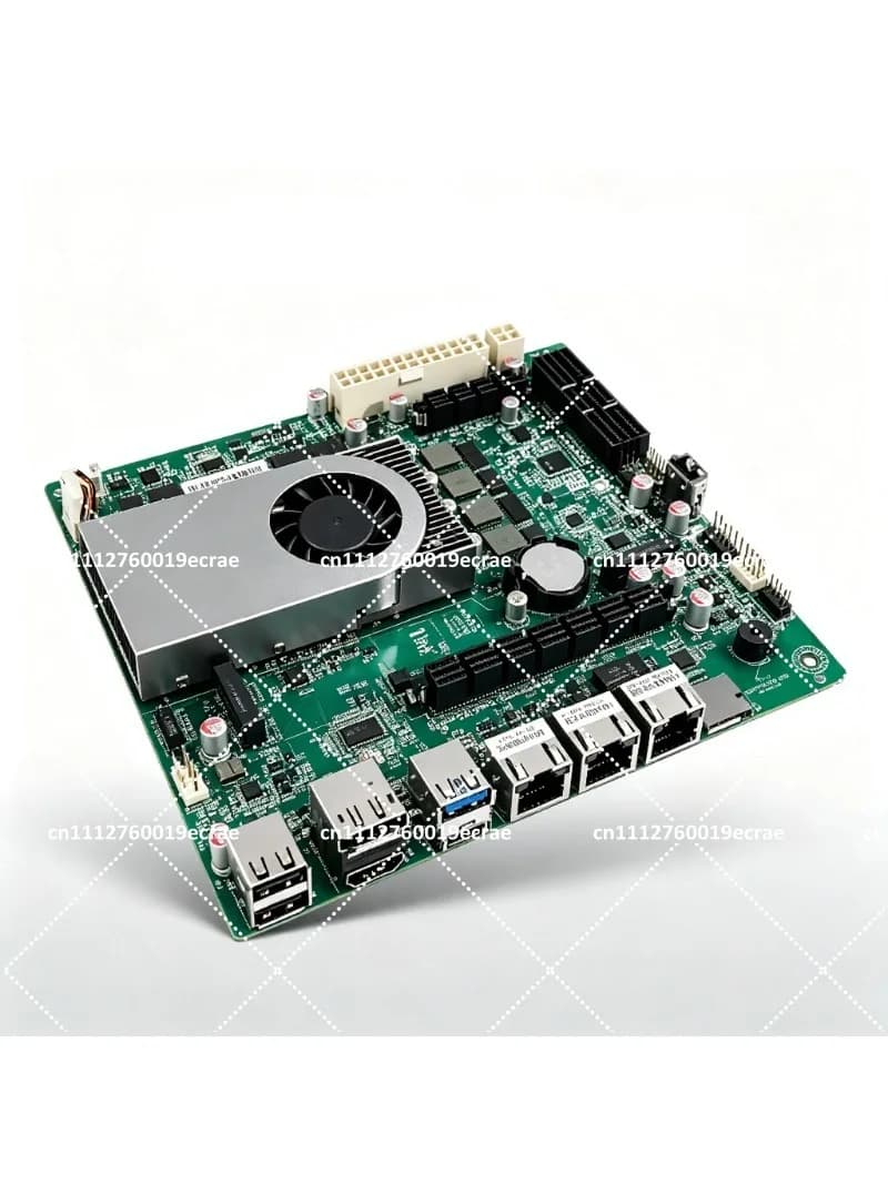 N150 6-Bay NAS Motherboard with 10G Ethernet Port, Upgraded N100 Mainboard for Soft Routing Storage Server