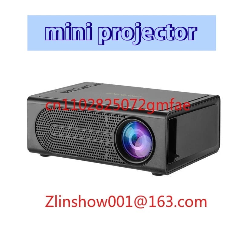 M200 Mini proiettore portatile LED Telefono cellulare Home Cinema Telefono cellulare cablato Stesso supporto schermo 1080p