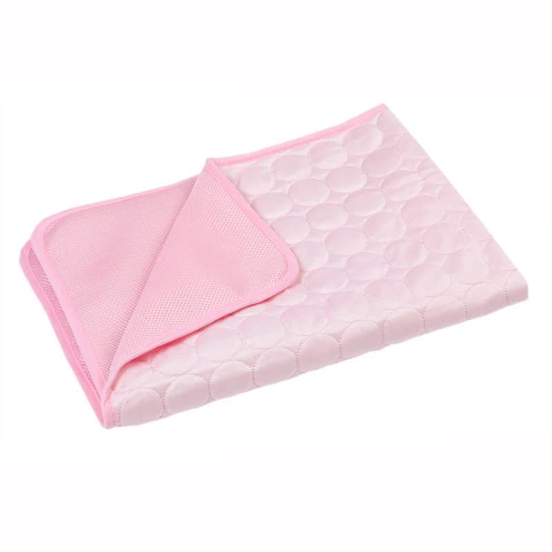 Cold Silk Pet Cooling Pad Soft Breathable Heat Relief Cushion Summer Cool Rest Small Medium Large Dogs Cats