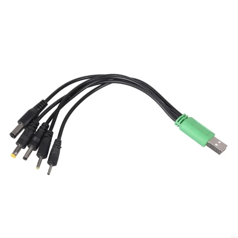 Extension cable 5 V USB to 5.5x2,1 mm 4,0x1,7 mm 2,0x0,6 mm 2.5x0,7 mm 3.5x1,35 mm for toothbrush